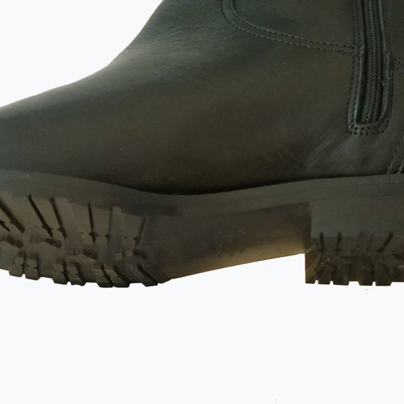 Fabianelli Boots 100% Leather. Black Size 8 - Picture 8 of 8